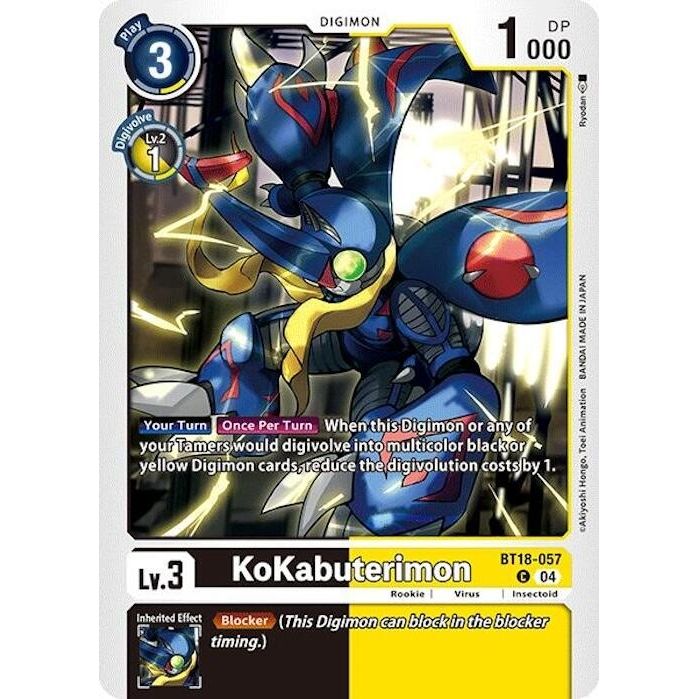 Image for KoKabuterimon (BT18-057 C) (BT18-19) - Digimon Card Game