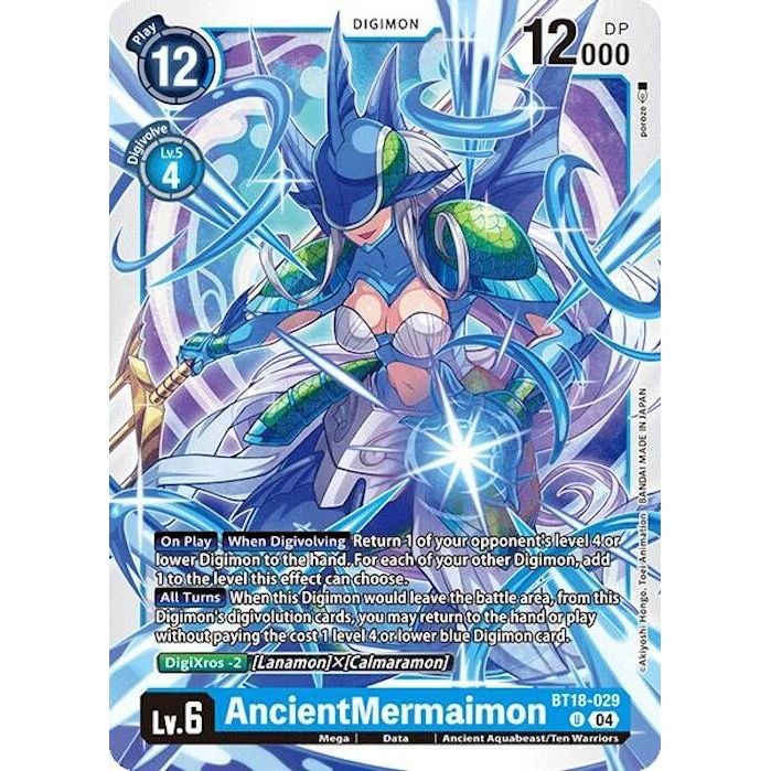 Image for AncientMermaimon (BT18-029 U) (BT18-19) - Digimon Card Game