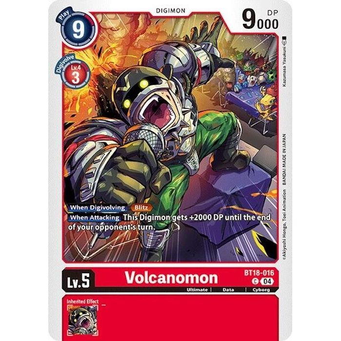 Image for Volcanomon (BT18-016 C) (BT18-19) - Digimon Card Game
