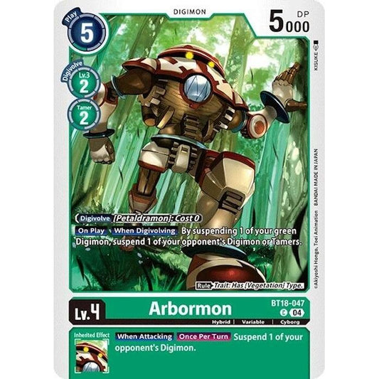 Image for Arbormon (BT18-047 C) (BT18-19) - Digimon Card Game