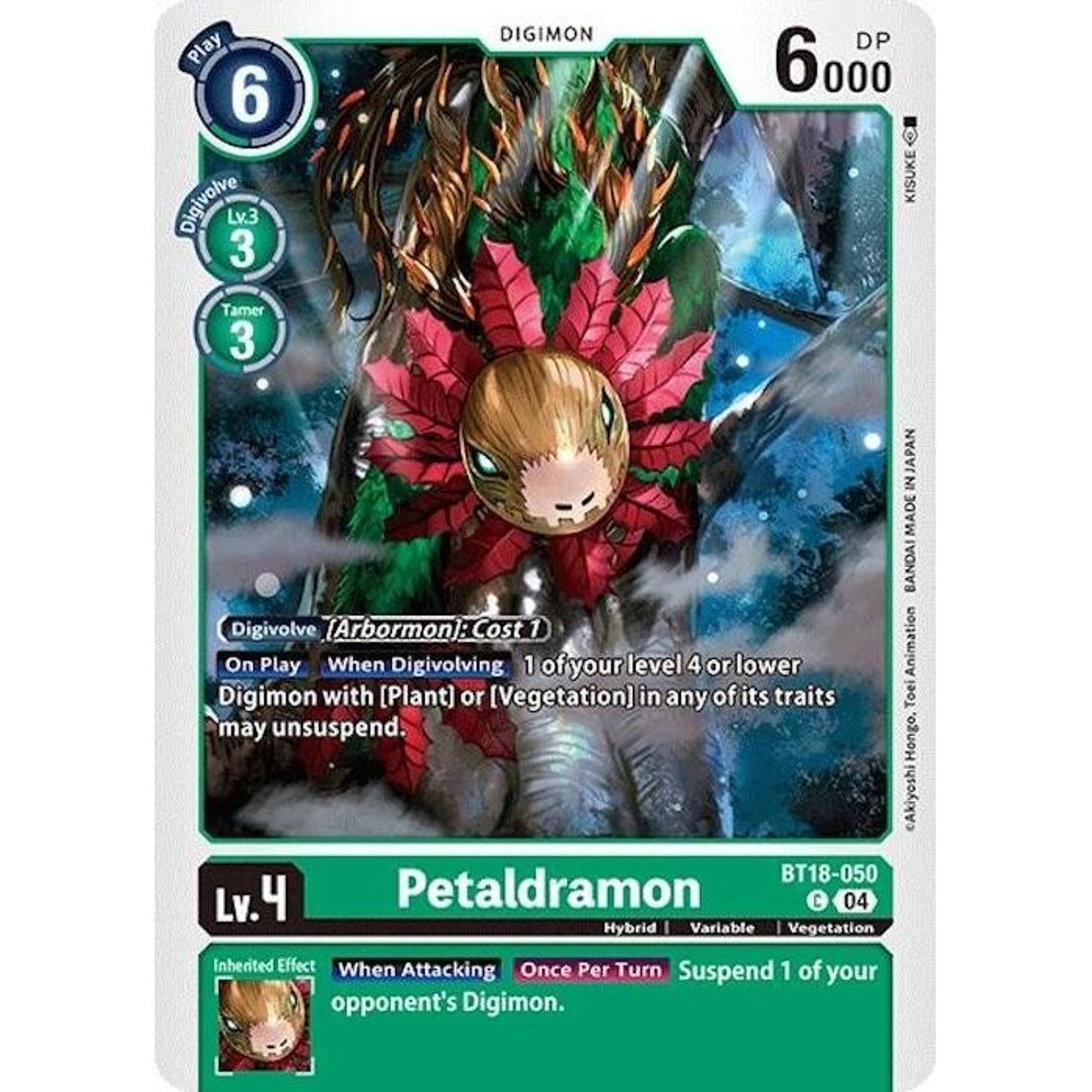 Image for Petaldramon (BT18-050 C) (BT18-19) - Digimon Card Game
