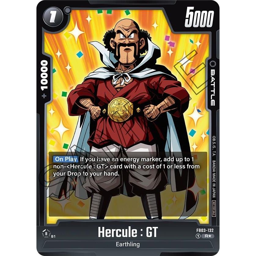 Image for Hercule : GT (Tournament Pack 04) (FB03-132) (DBSFW_TPR) - Dragon Ball Super: Fusion World