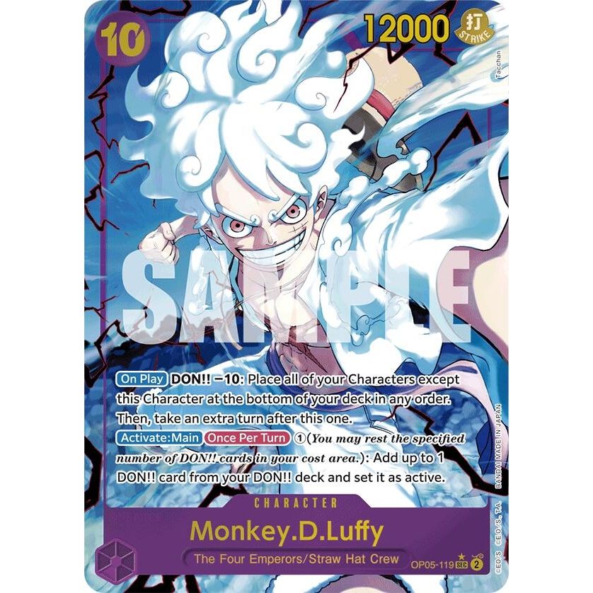 Image for Monkey.D.Luffy (OP05-119) (Alternate Art) (OP05-119) (PRB-01) - One Piece Card Game