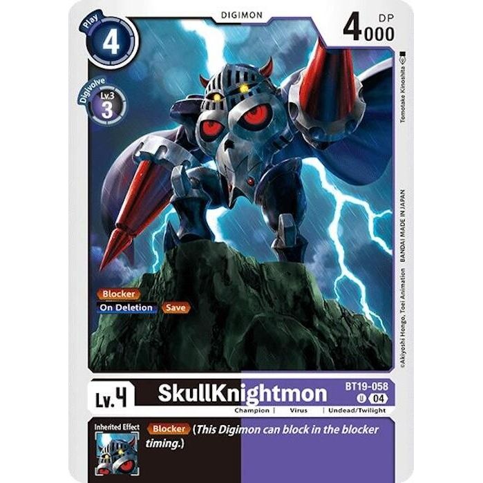 Image for SkullKnightmon (BT19-058 U) (BT18-19) - Digimon Card Game