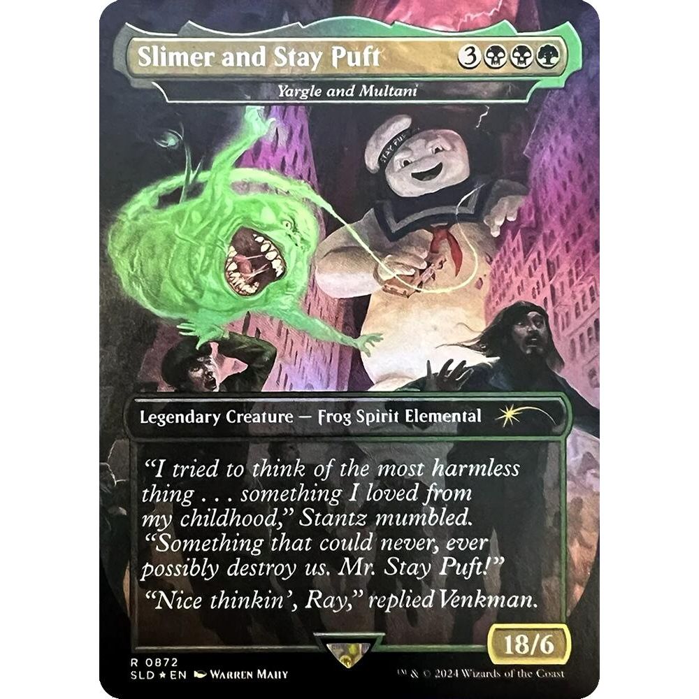Image for Slimer and Stay Puft - Yargle and Multani (872) (SLD) - Magic: The Gathering