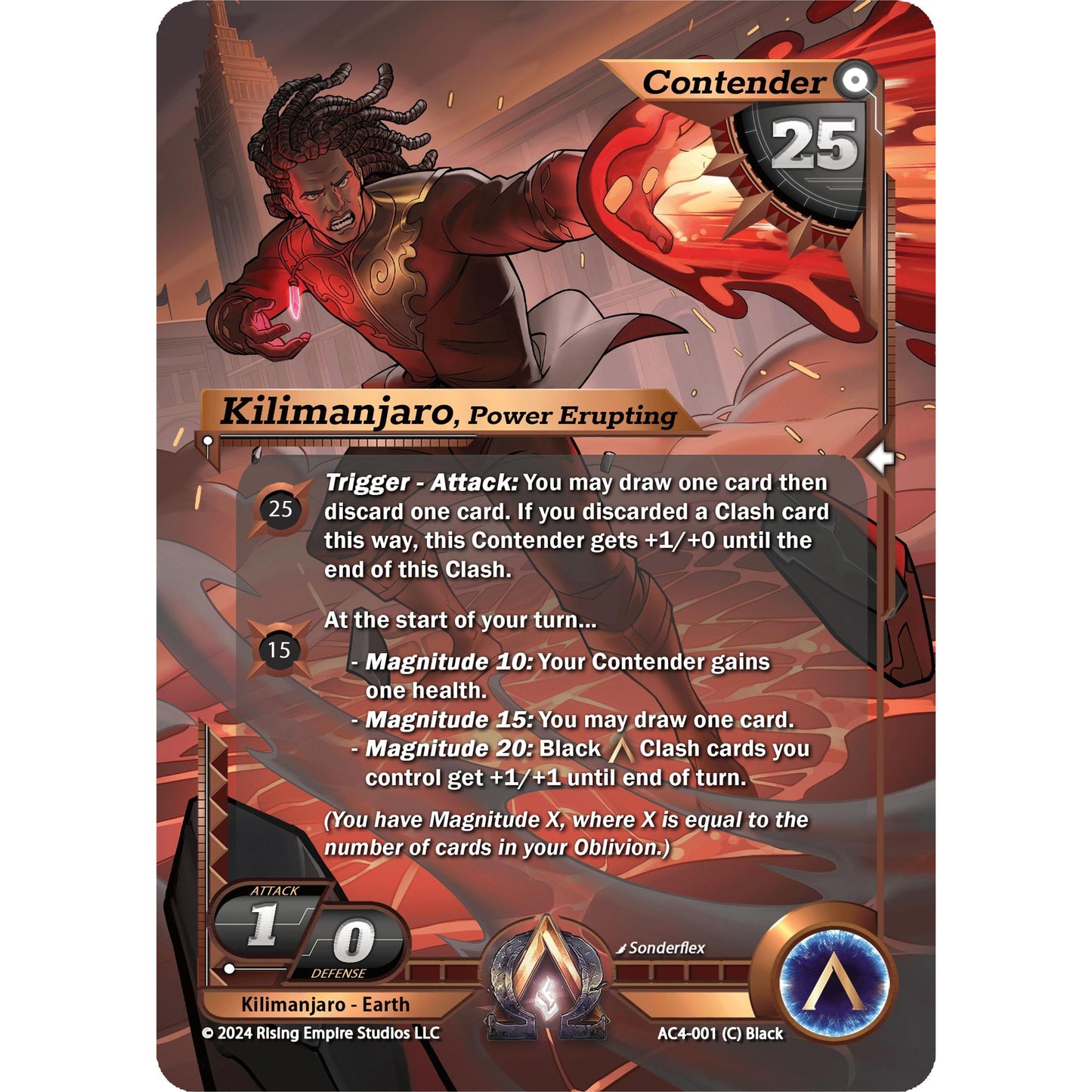 Image for Kilimanjaro, Power Erupting (AC4-001) (AC4) - Alpha Clash