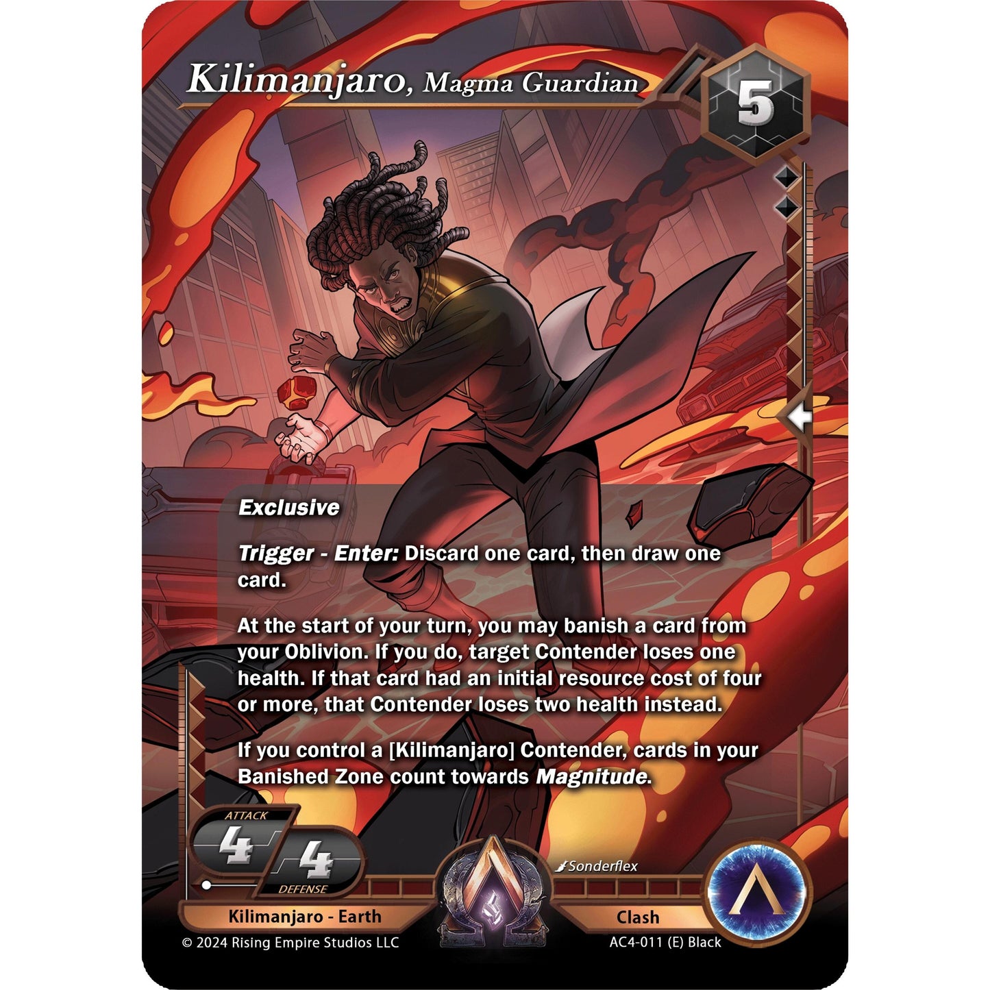 Image for Kilimanjaro, Magma Guardian (AC4-011) (AC4) - Alpha Clash