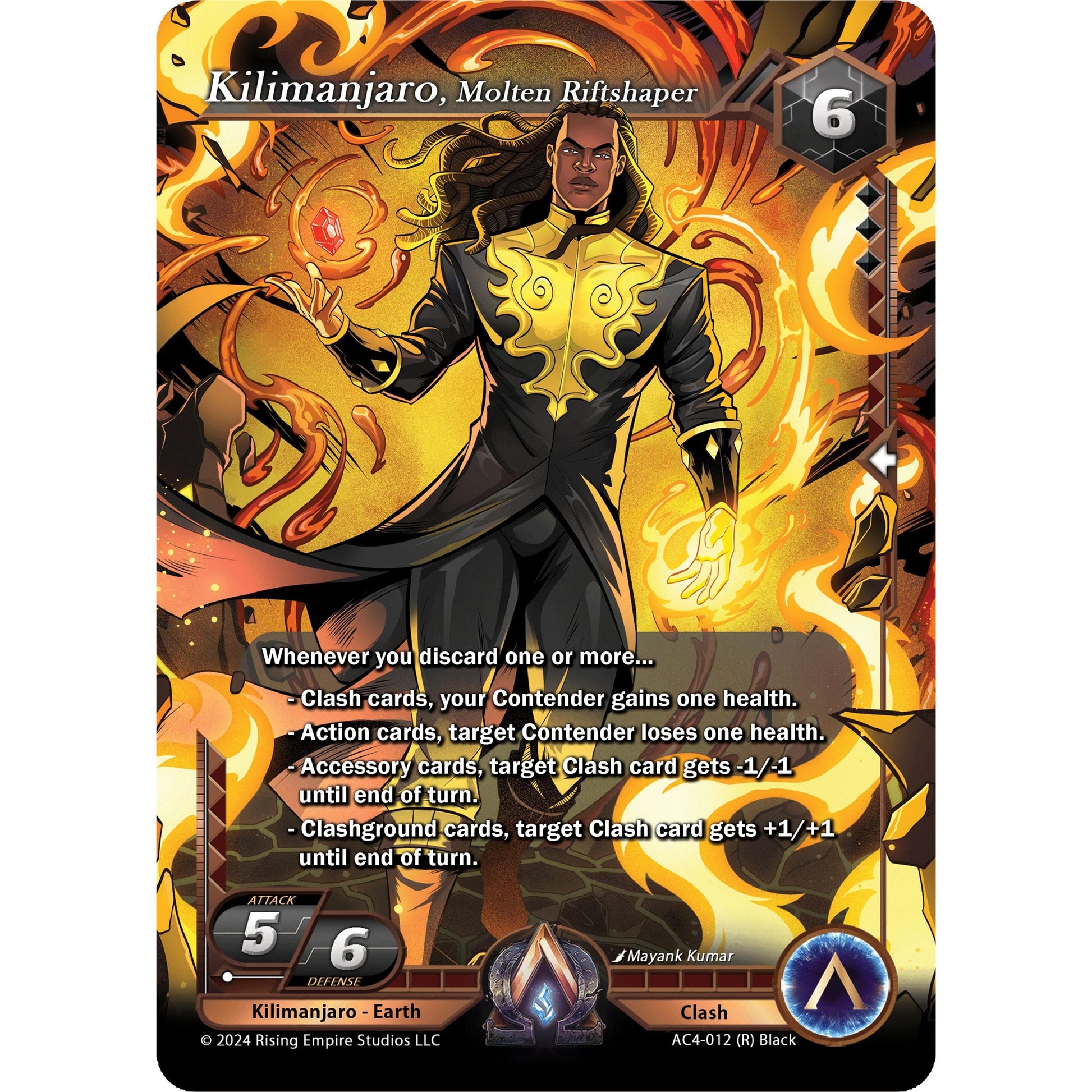 Image for Kilimanjaro, Molten Riftshaper (AC4-012) (AC4) - Alpha Clash