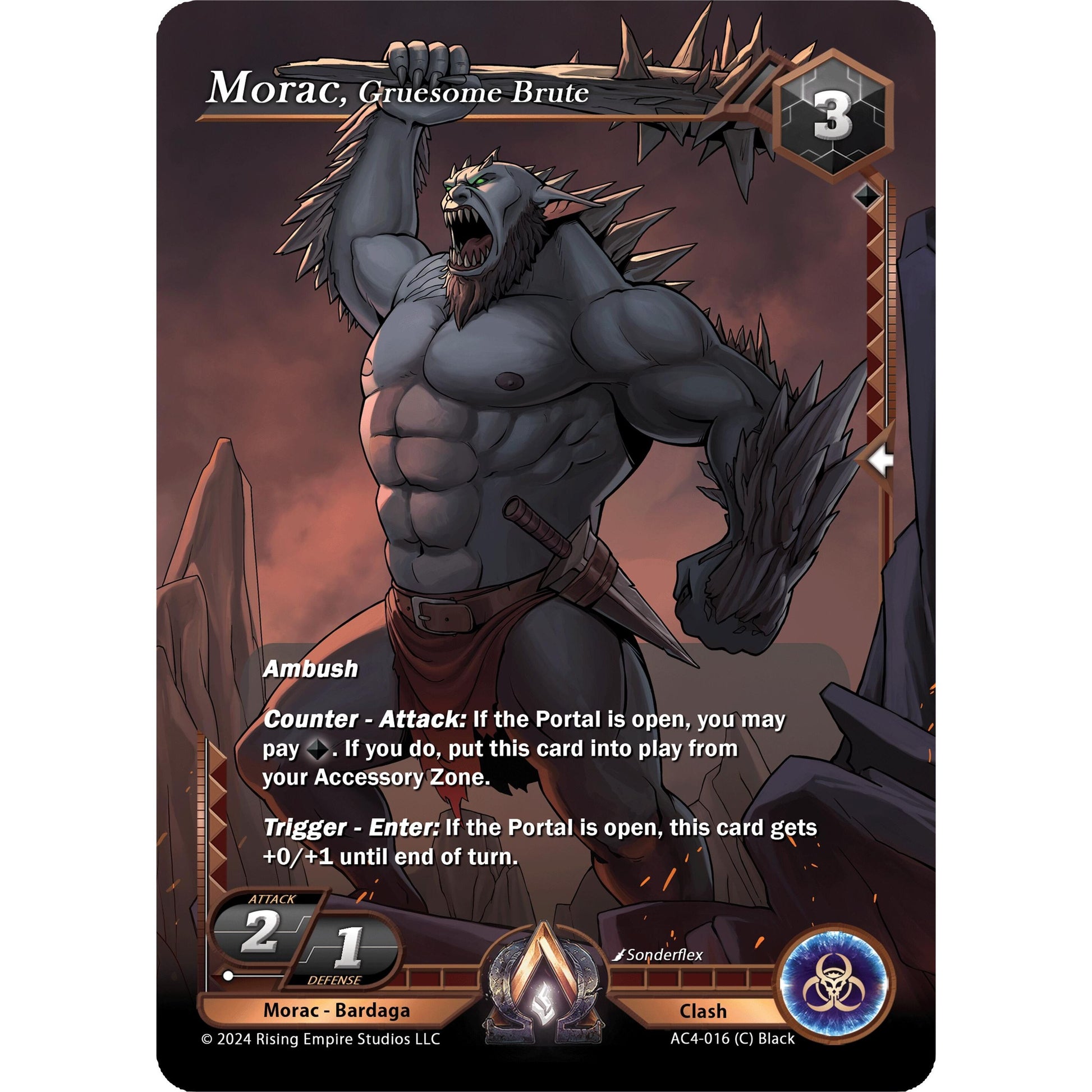 Image for Morac, Gruesome Brute (AC4-016) (AC4) - Alpha Clash