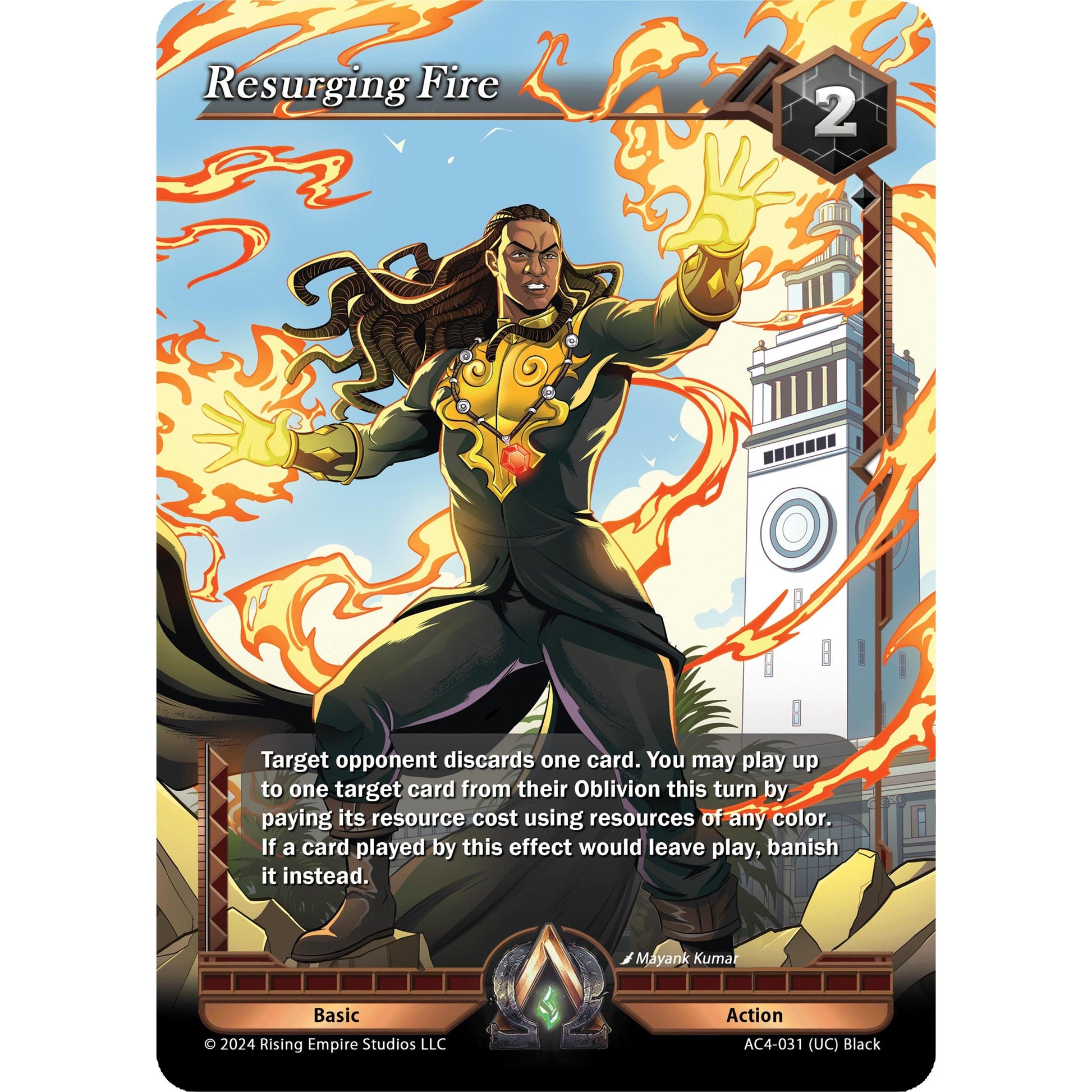 Image for Resurging Fire (AC4-031) (AC4) - Alpha Clash