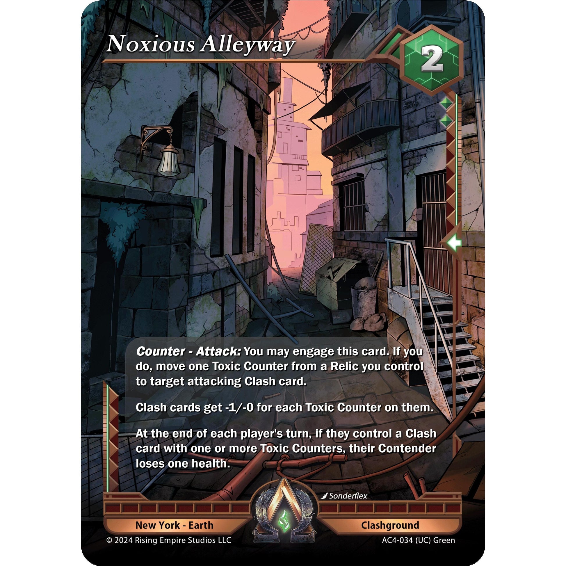 Image for Noxious Alleyway (AC4-034) (AC4) - Alpha Clash