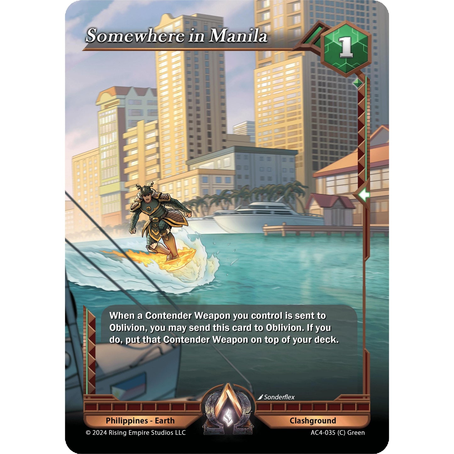 Image for Somewhere in Manila (AC4-035) (AC4) - Alpha Clash