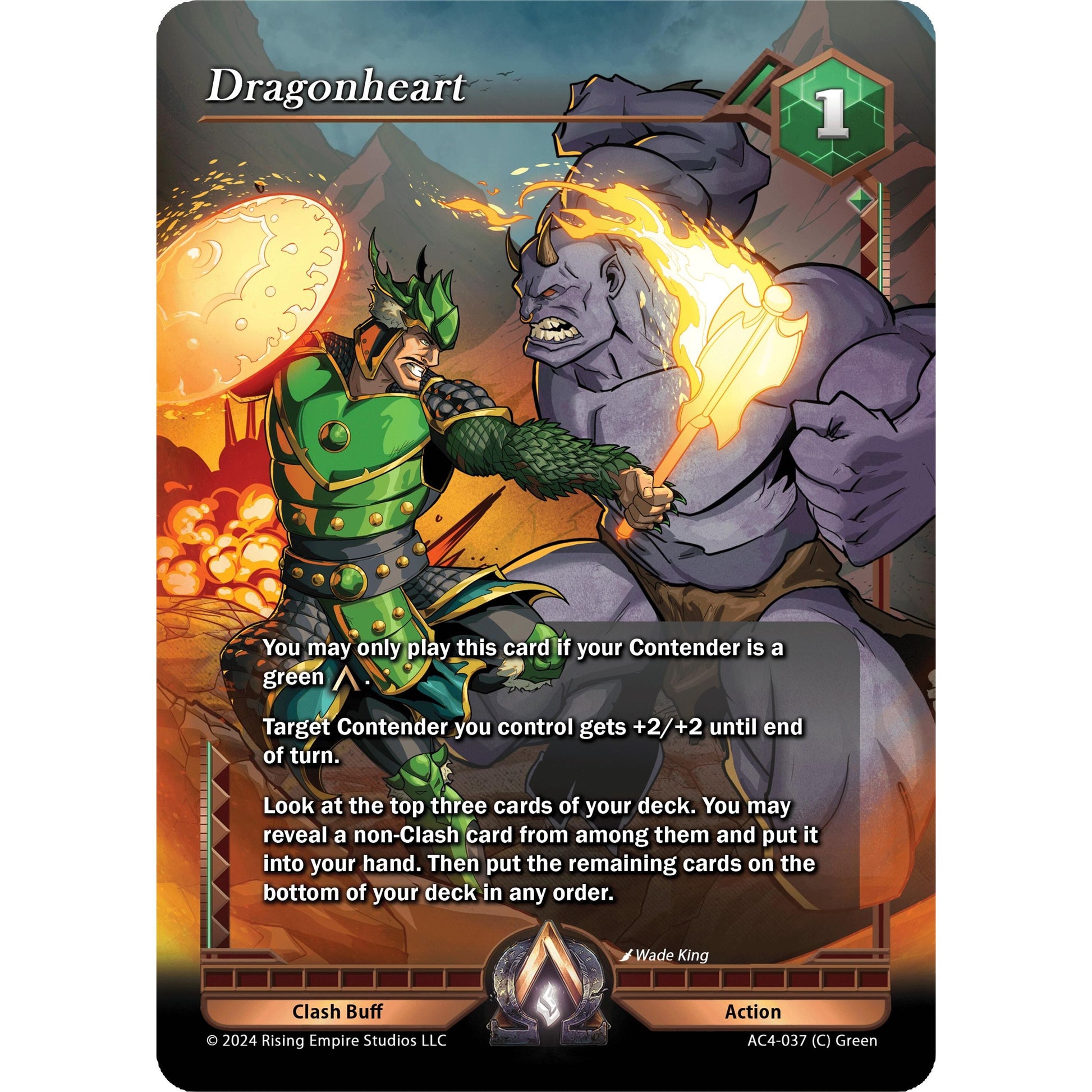 Image for Dragonheart (AC4-037) (AC4) - Alpha Clash