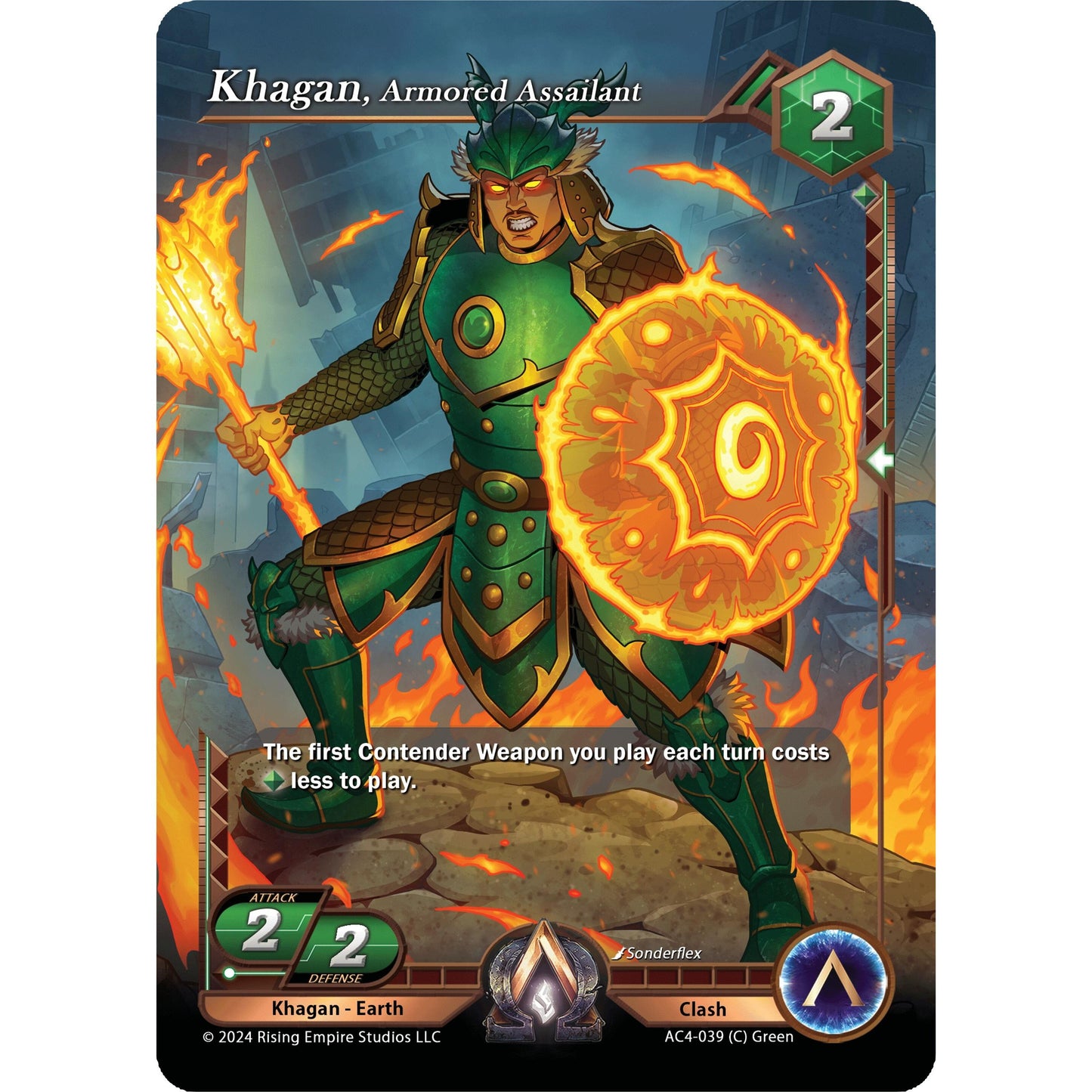 Image for Khagan, Armored Assailant (AC4-039) (AC4) - Alpha Clash