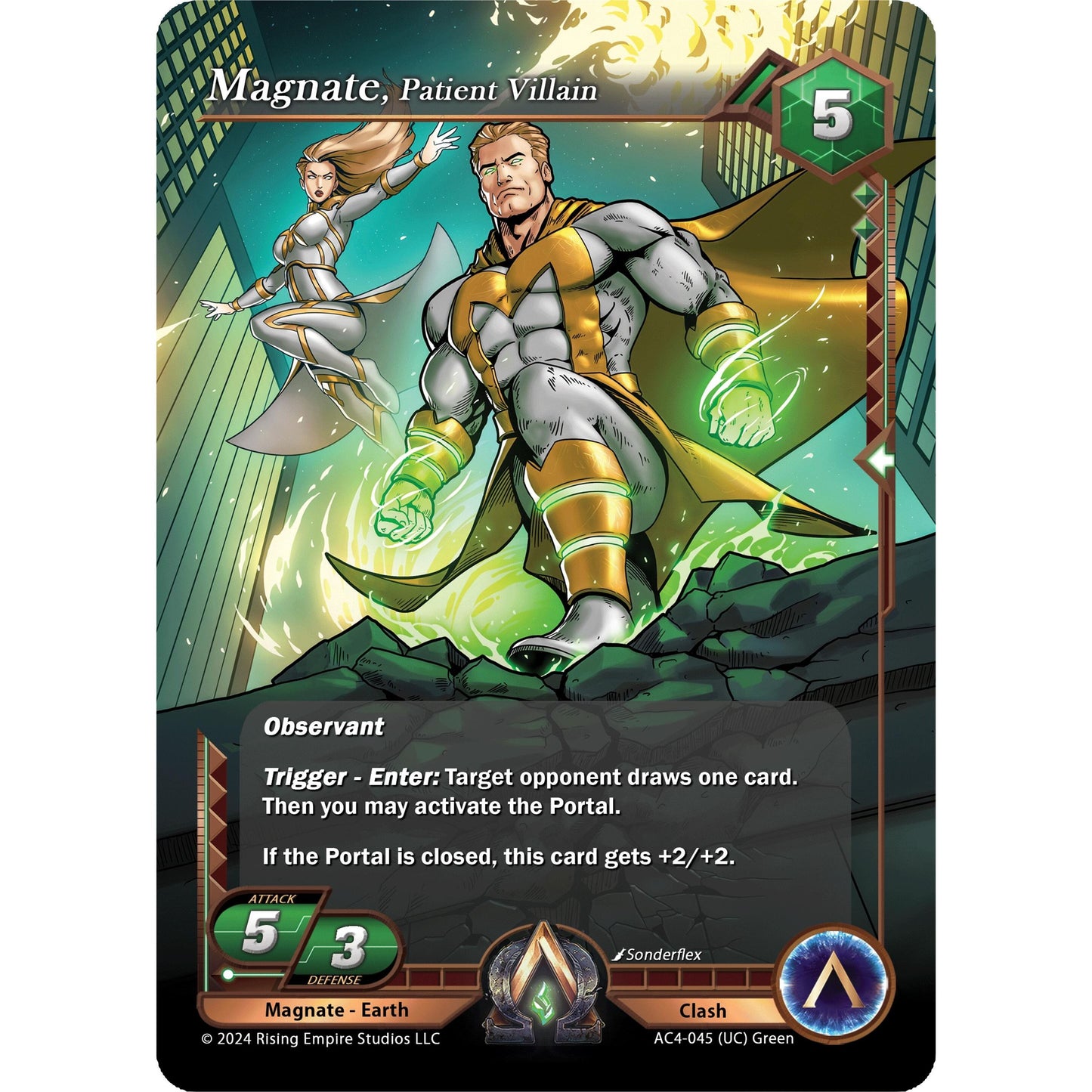 Image for Magnate, Patient Villain (AC4-045) (AC4) - Alpha Clash