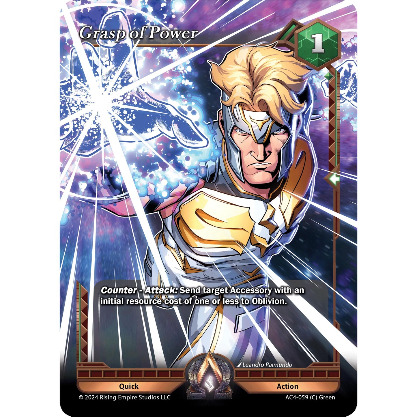 Image for Grasp of Power (AC4-059) (AC4) - Alpha Clash