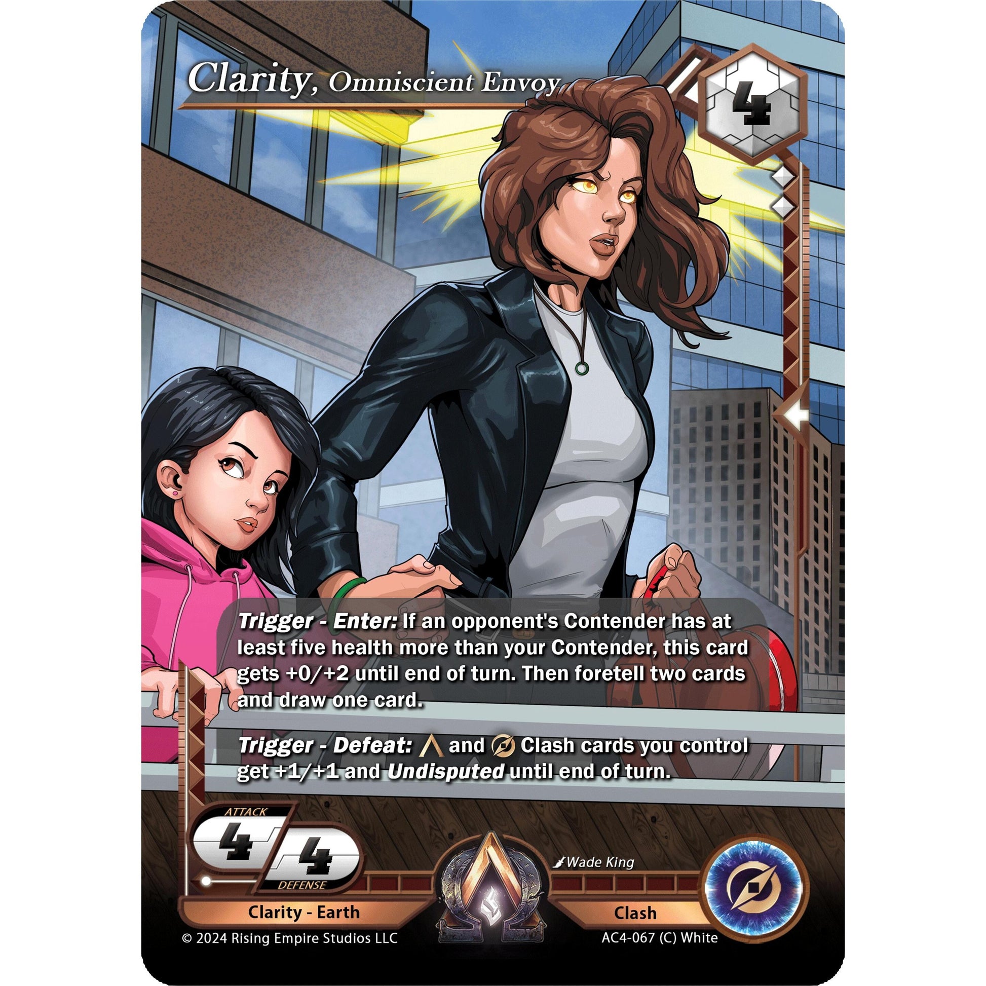 Image for Clarity, Omniscient Envoy (AC4-067) (AC4) - Alpha Clash