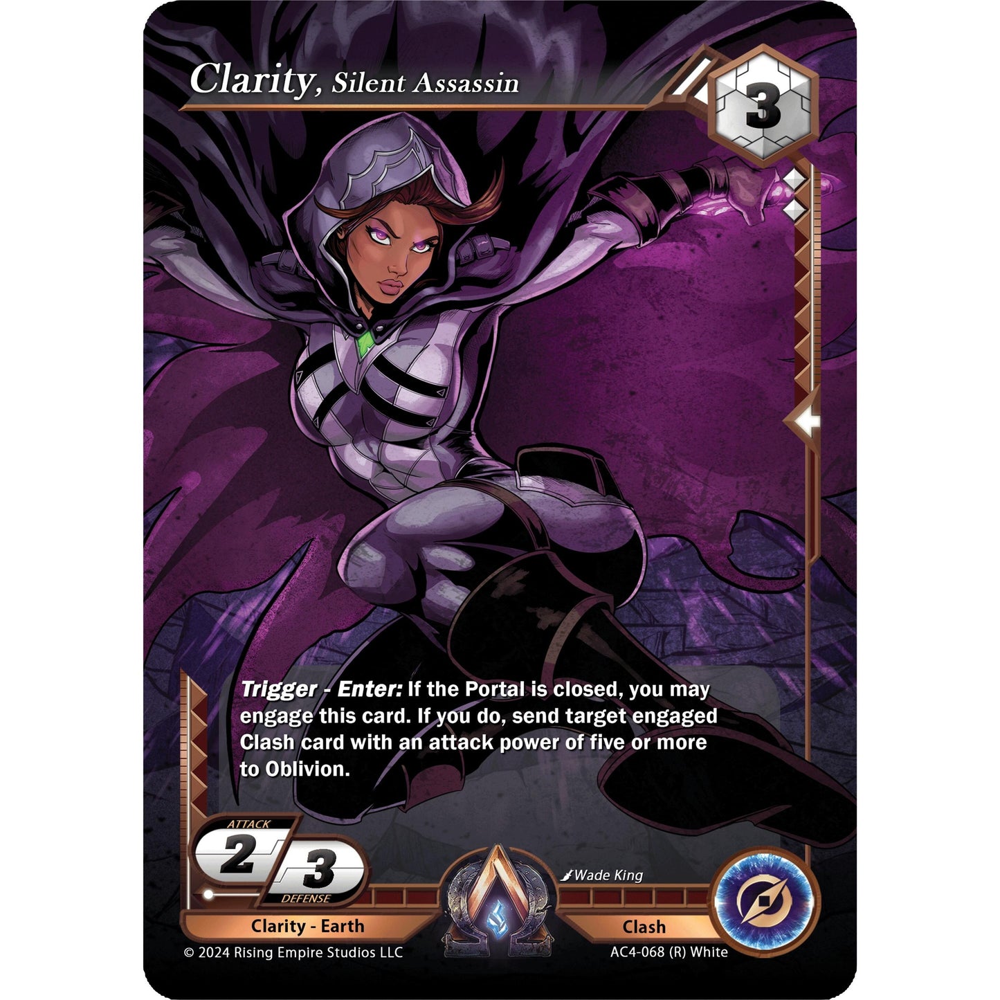 Image for Clarity, Silent Assassin (AC4-068) (AC4) - Alpha Clash