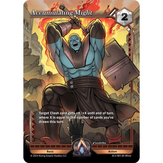 Image for Accumulating Might (AC4-083) (AC4) - Alpha Clash