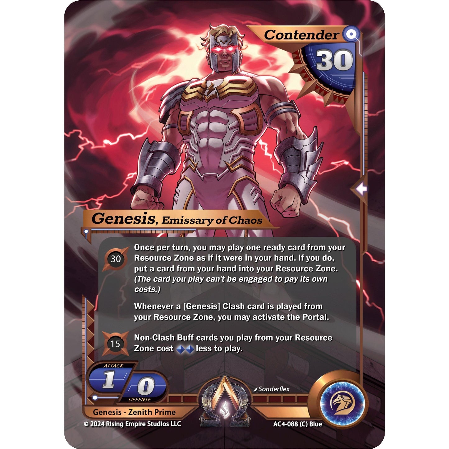 Image for Genesis, Emissary of Chaos (AC4-088) (AC4) - Alpha Clash