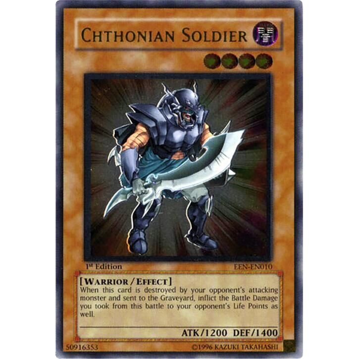 Image for Chthonian Soldier (UTR) (EEN-EN010) (EEN) - YuGiOh