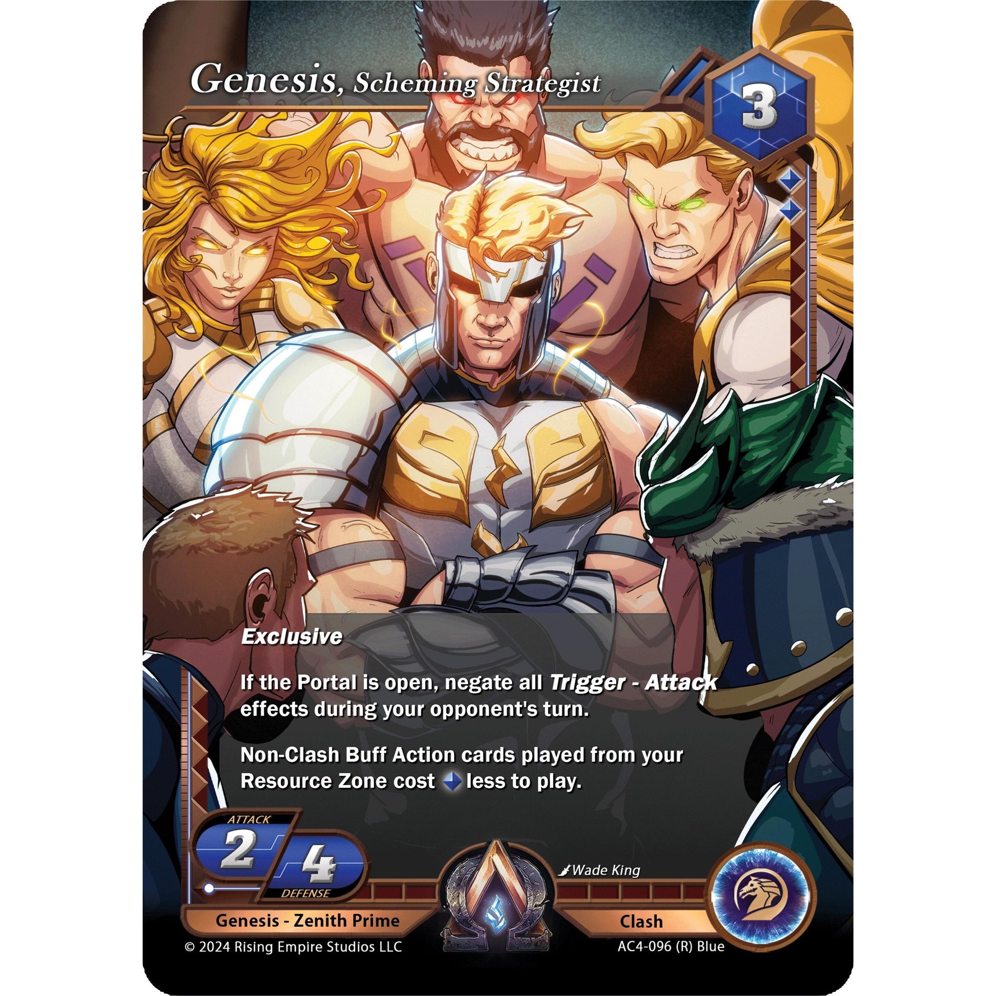Image for Genesis, Scheming Strategist (AC4-096) (AC4) - Alpha Clash