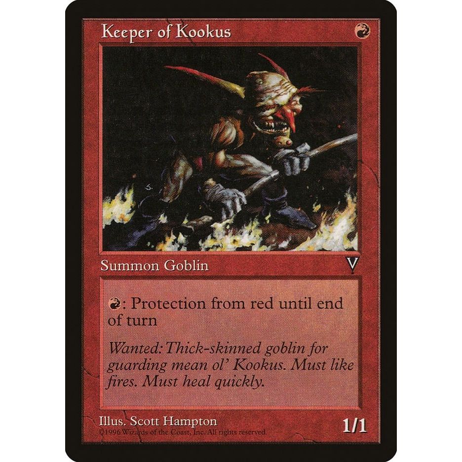 Image for Keeper of Kookus (VIS) - Magic: The Gathering
