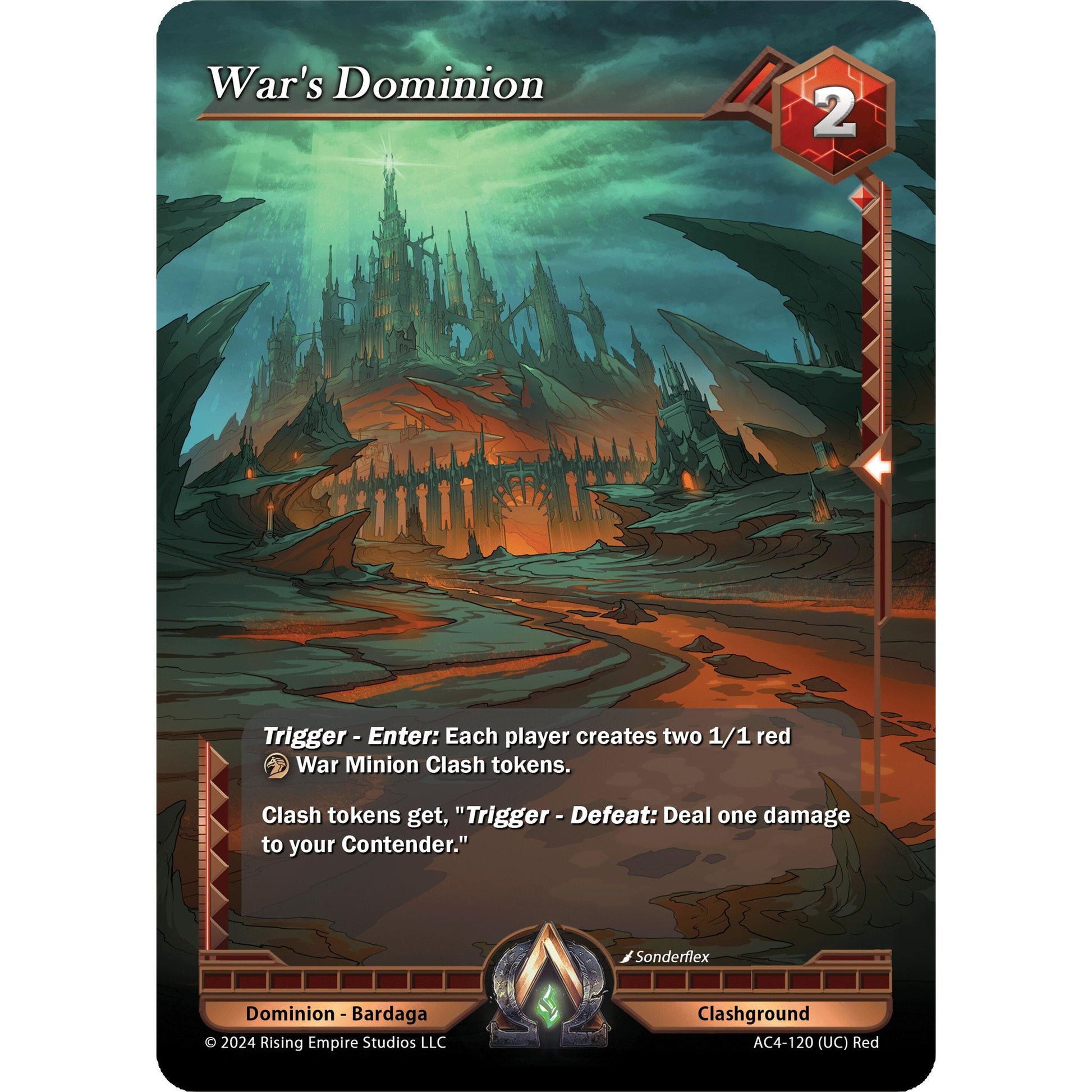 Image for War's Dominion (AC4-120) (AC4) - Alpha Clash
