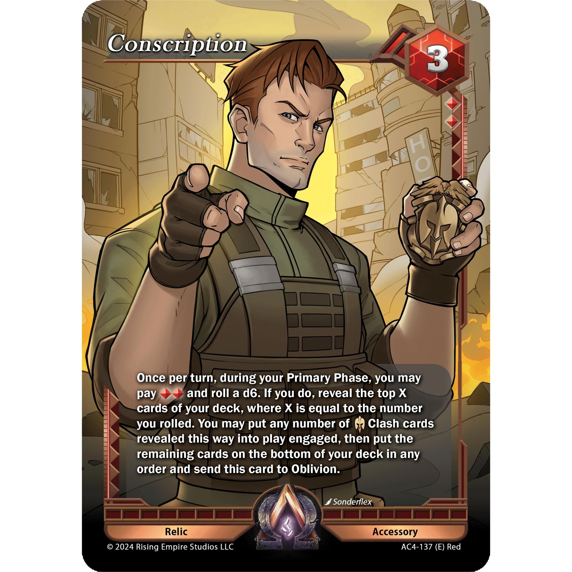 Image for Conscription (AC4-137) (AC4) - Alpha Clash