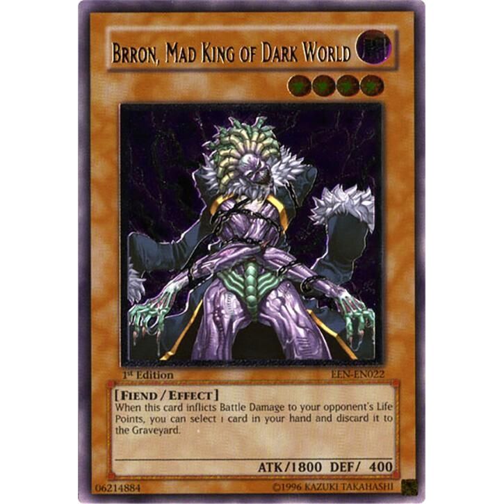 Image for Brron, Mad King of Dark World (UTR) (EEN-EN022) (EEN) - YuGiOh