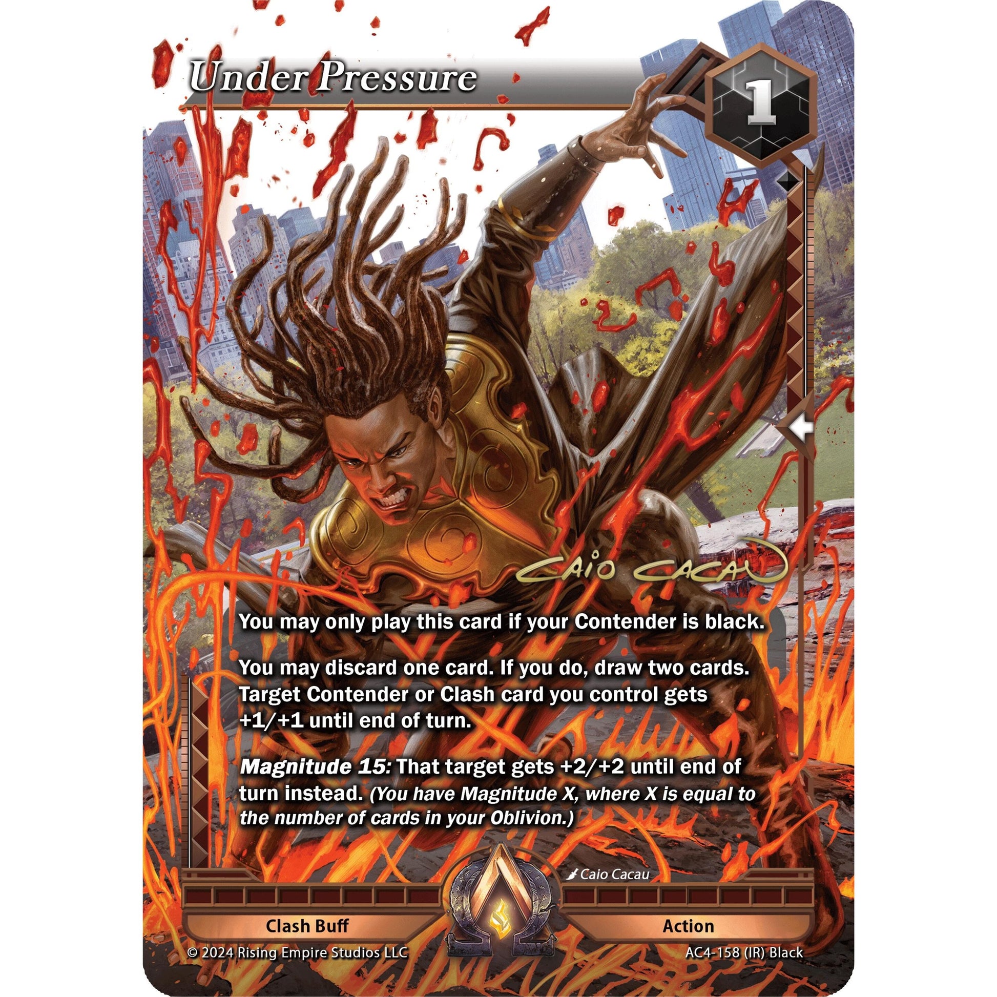 Image for Under Pressure (Iconic Rare) (AC4-158) (AC4) - Alpha Clash