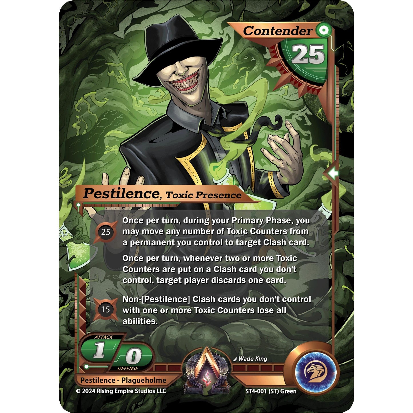Image for Pestilence, Toxic Presence (ST4-001) (AC4) - Alpha Clash