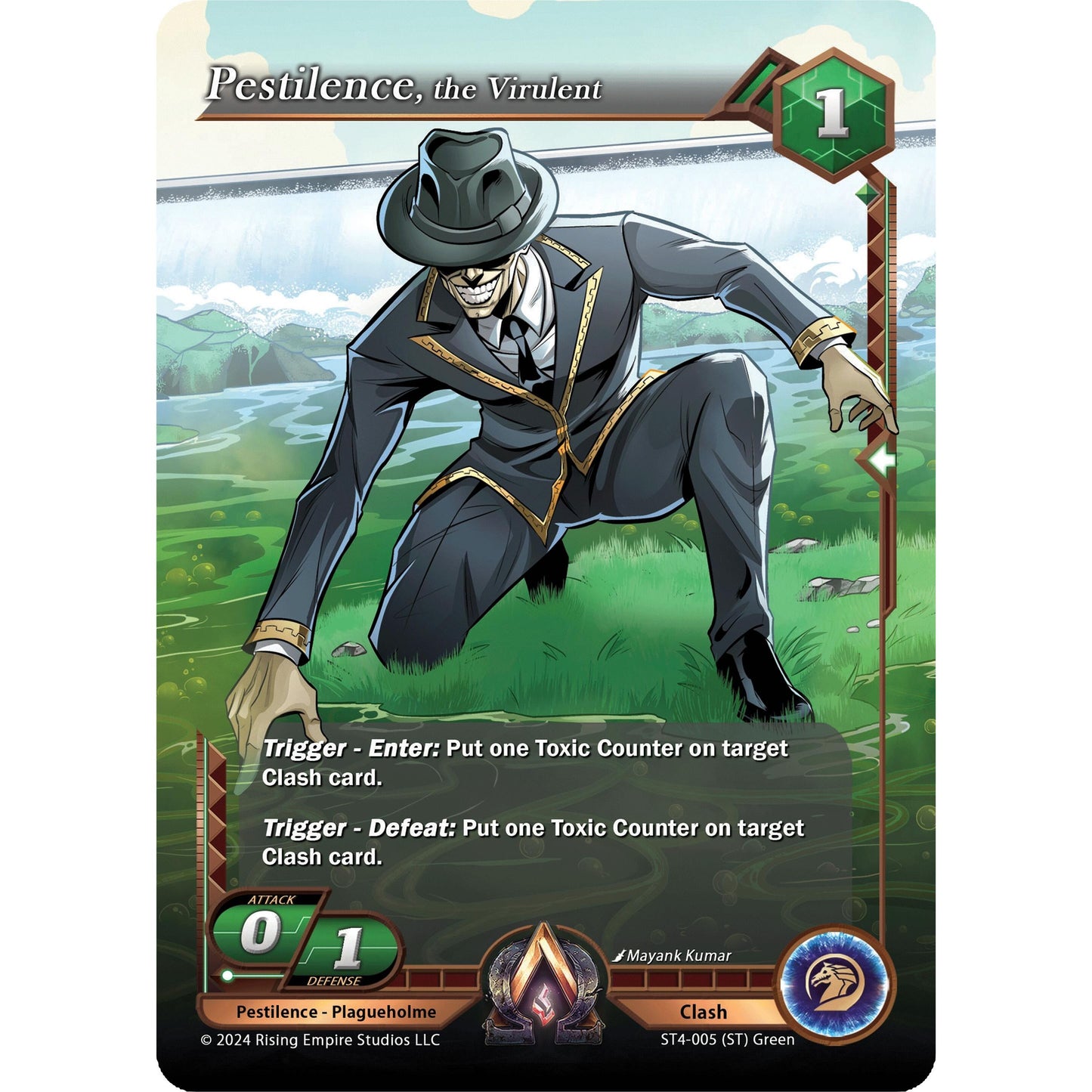 Image for Pestilence, the Virulent (ST4-005) (AC4) - Alpha Clash