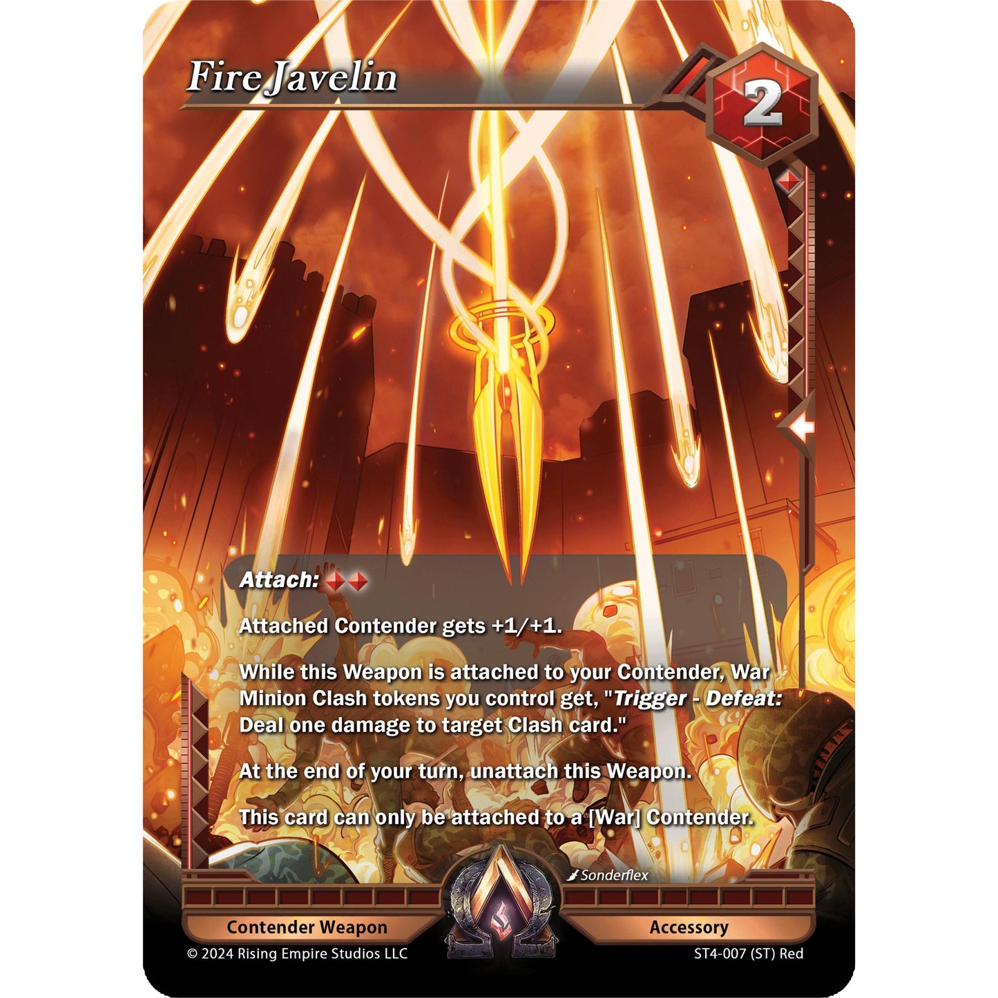 Image for Fire Javelin (ST4-007) (AC4) - Alpha Clash