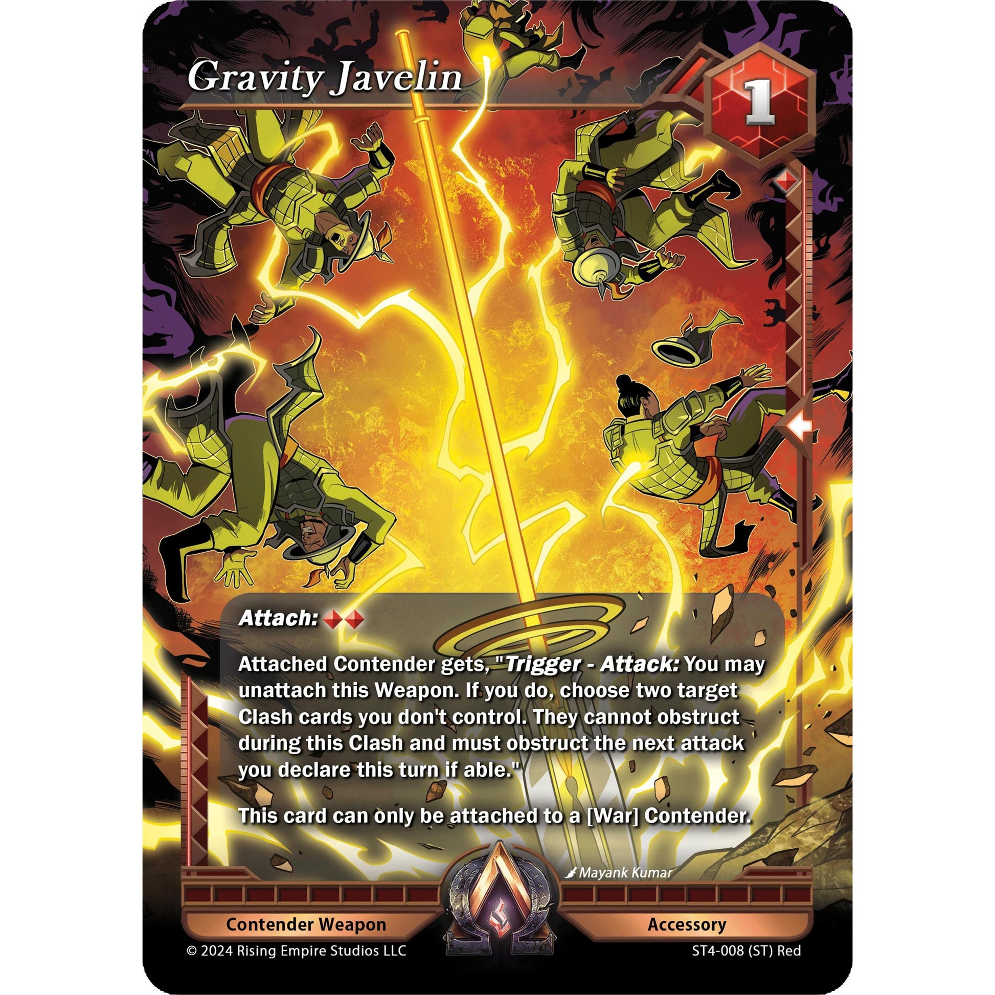 Image for Gravity Javelin (ST4-008) (AC4) - Alpha Clash