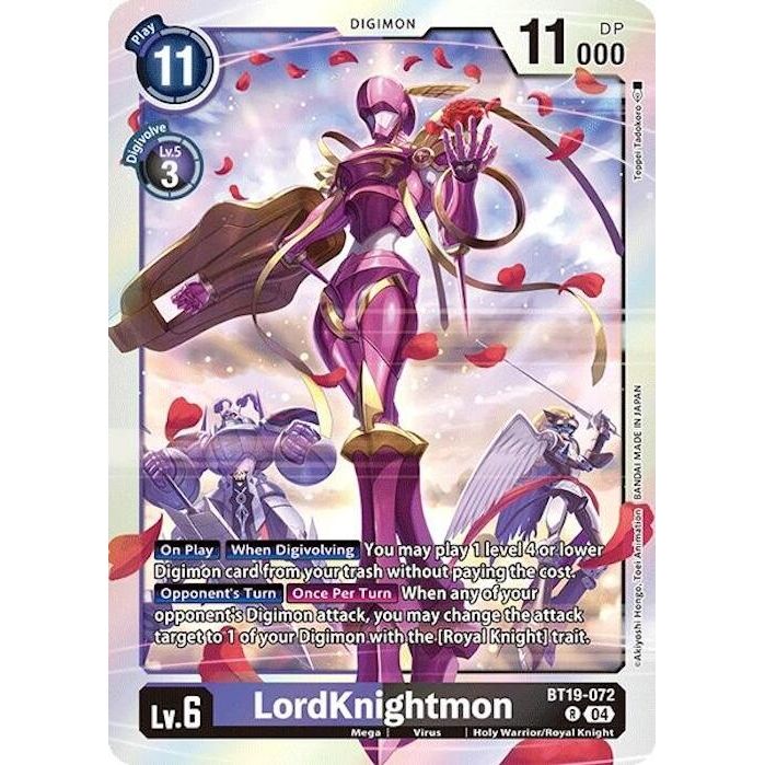 Image for LordKnightmon (BT19-072 R) (BT18-19) - Digimon Card Game