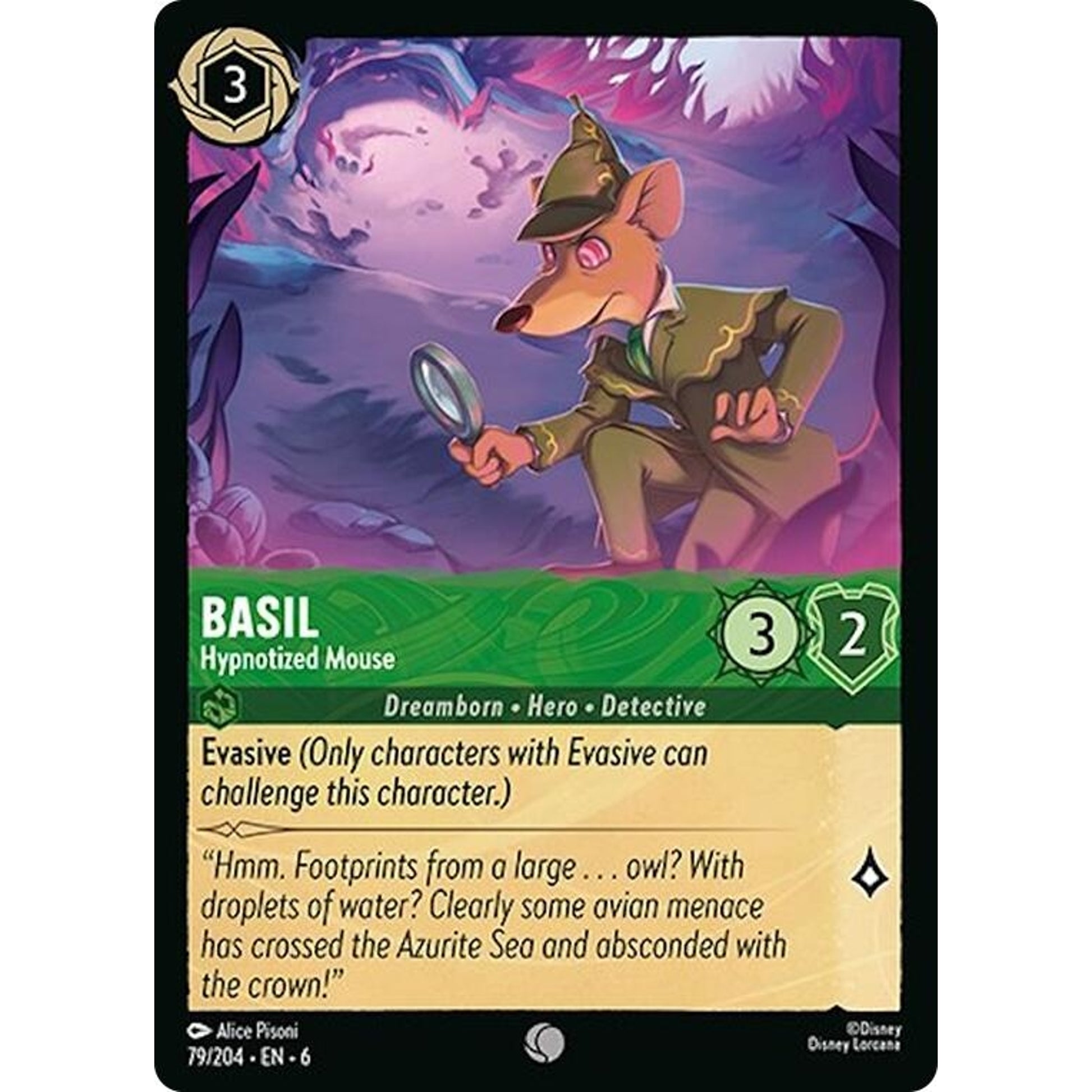 Image for Basil - Hypnotized Mouse (79/204) (6) - Disney Lorcana