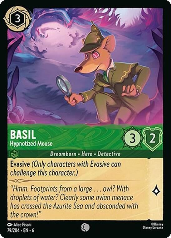Image for Basil - Hypnotized Mouse (79/204) (6) - Disney Lorcana