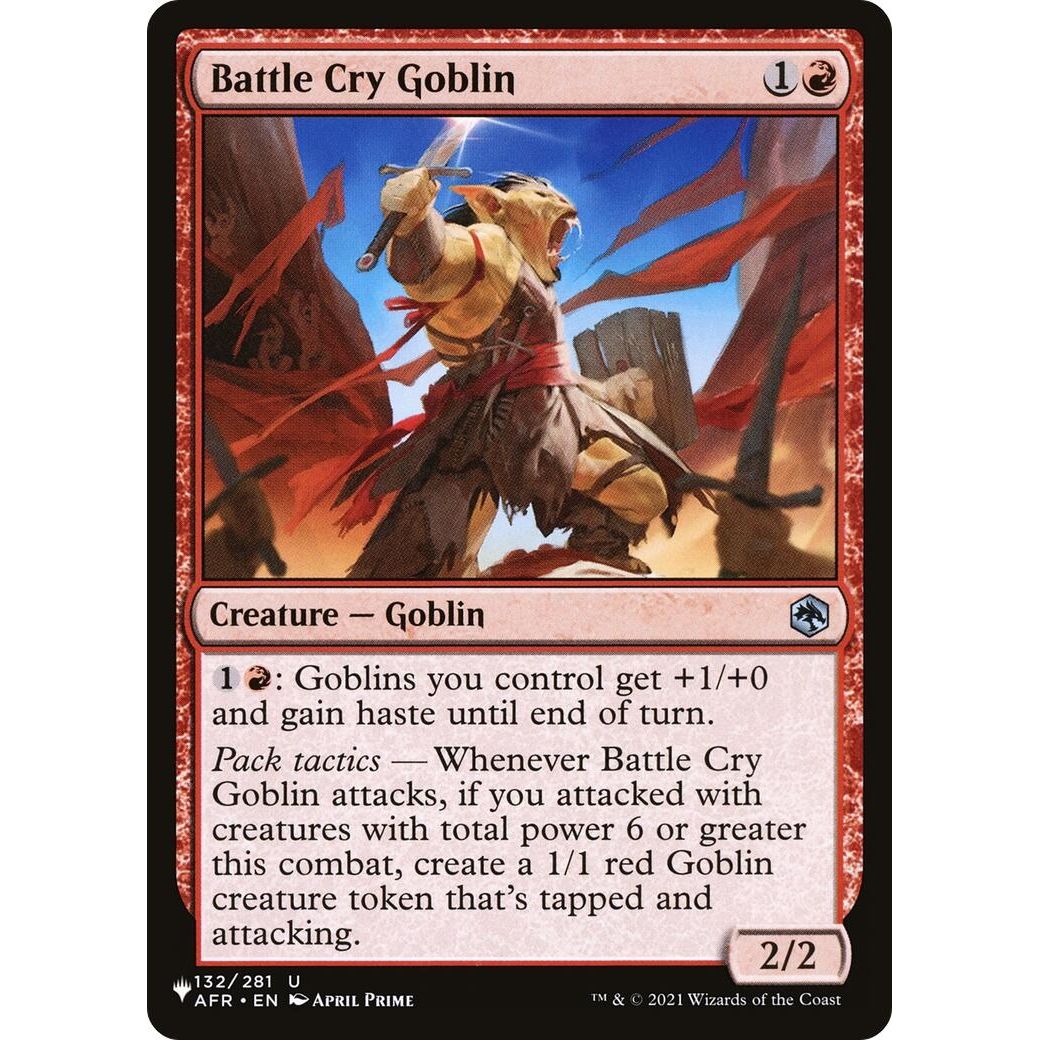 Image for Battle Cry Goblin (132/281) (LIST) - Magic: The Gathering