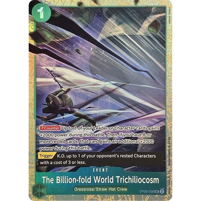 Image for The Billion-fold World Trichiliocosm (Premium Card Collection -Best Selection Vol. 2-) (OP06-038) (OP-PR) - One Piece Card Game