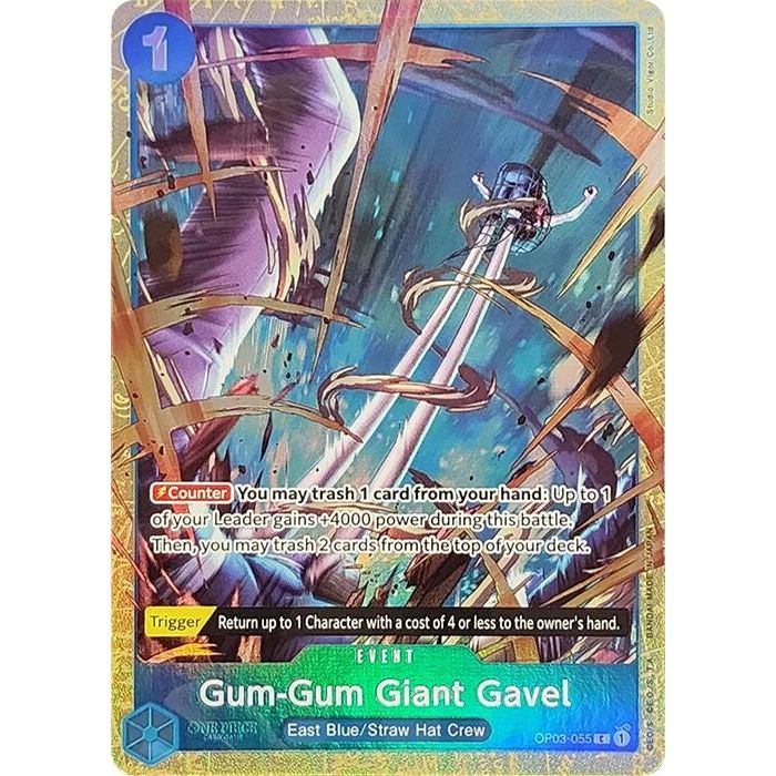 Image for Gum-Gum Giant Gavel (Premium Card Collection -Best Selection Vol. 2-) (OP03-055) (OP-PR) - One Piece Card Game