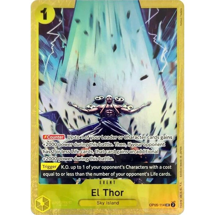 Image for El Thor (Premium Card Collection -Best Selection Vol. 2-) (OP05-114) (OP-PR) - One Piece Card Game