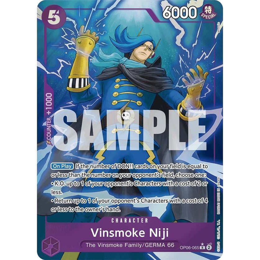 Image for Vinsmoke Niji (OP06-065) (Full Art) (OP06-065) (PRB-01) - One Piece Card Game