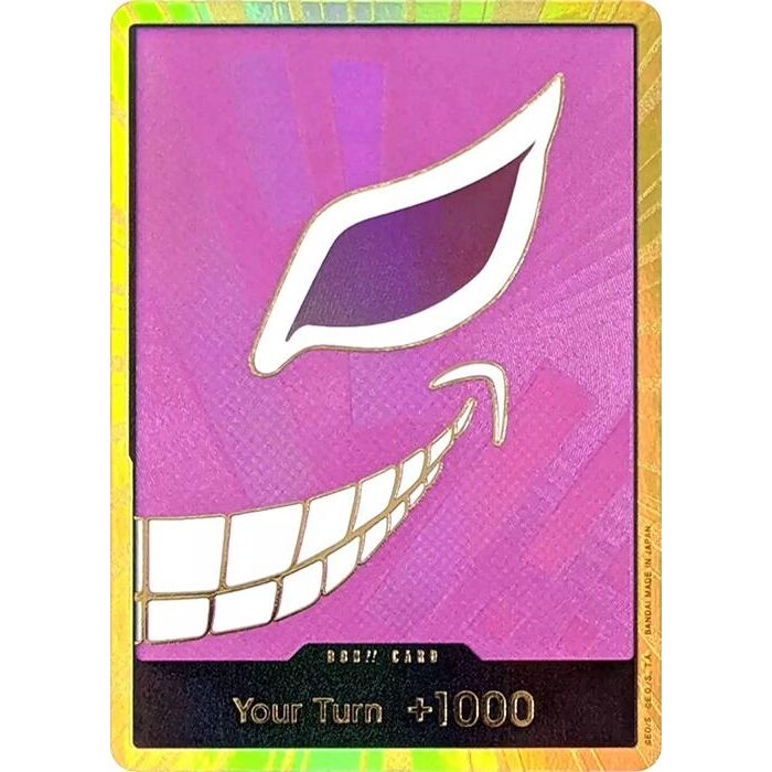 Image for DON!! Card (Donquixote Doflamingo) (Gold) (PRB-01) - One Piece Card Game