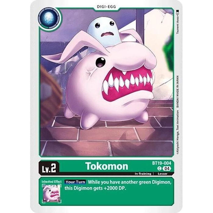 Image for Tokomon (BT19-004 C) (BT18-19) - Digimon Card Game