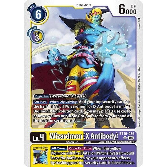 Image for Wizardmon (X Antibody) (BT19-036 U) (BT18-19) - Digimon Card Game