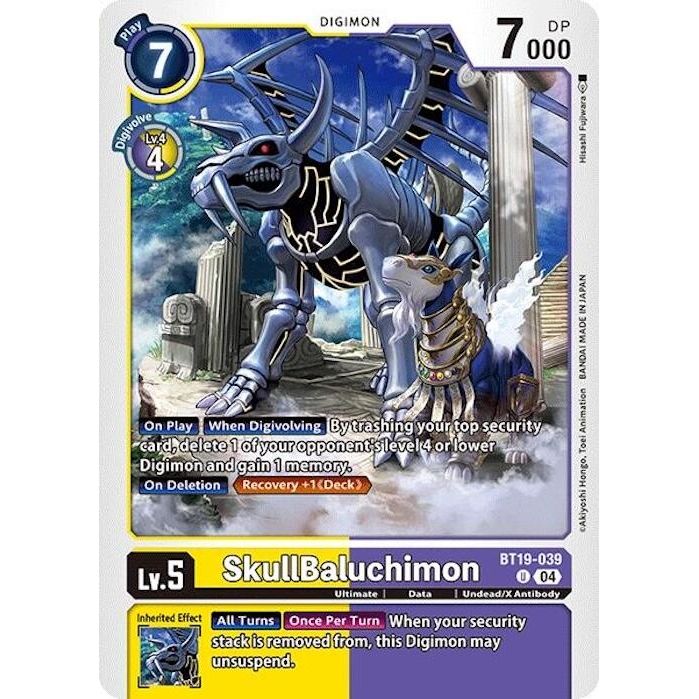 Image for SkullBaluchimon (BT19-039 U) (BT18-19) - Digimon Card Game