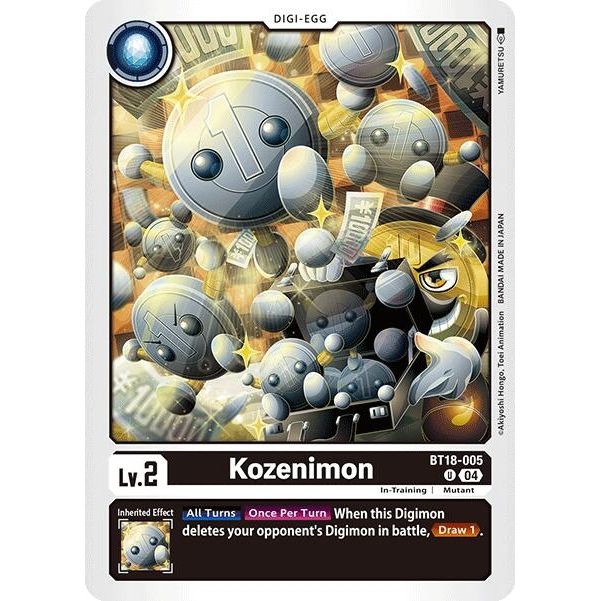 Image for Kozenimon (BT18-005 U) (BT18-19) - Digimon Card Game