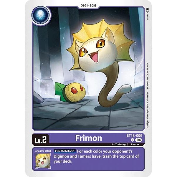 Image for Frimon (BT18-006 U) (BT18-19) - Digimon Card Game