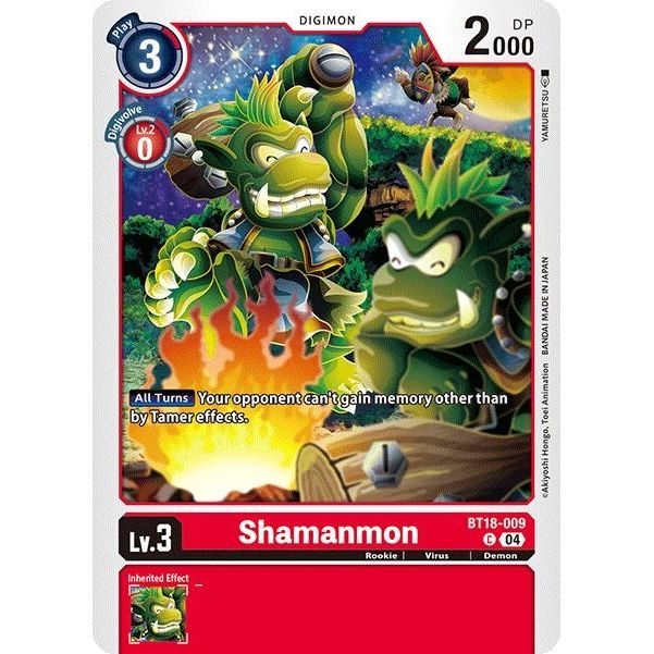 Image for Shamanmon (BT18-009 C) (BT18-19) - Digimon Card Game